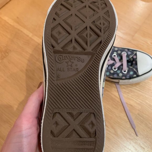 Vintage All Star Multicolour Polka Dots Low Top Converse - Picture 6 of 10